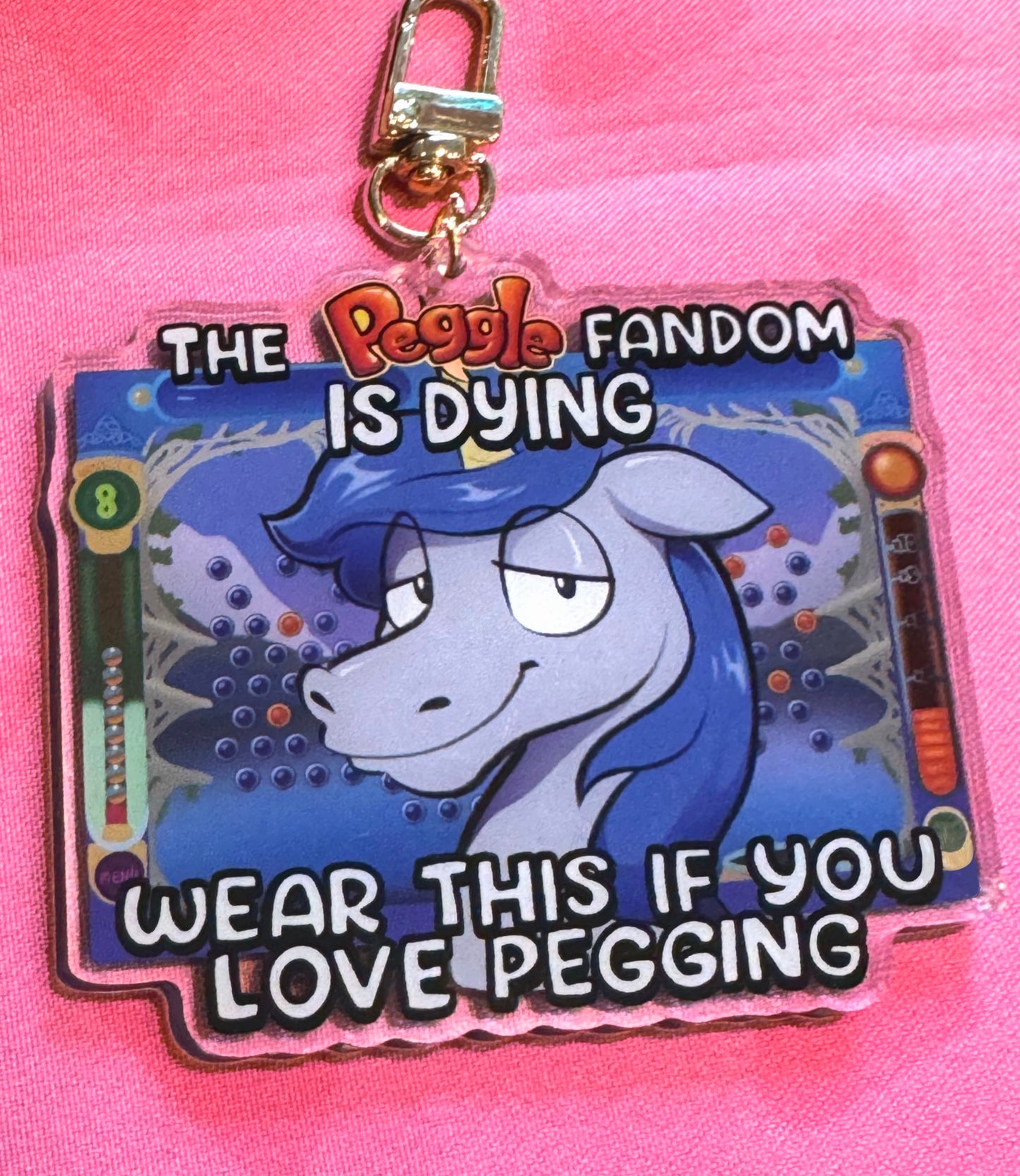 (Pre-Order) Pegging Keychain image 0