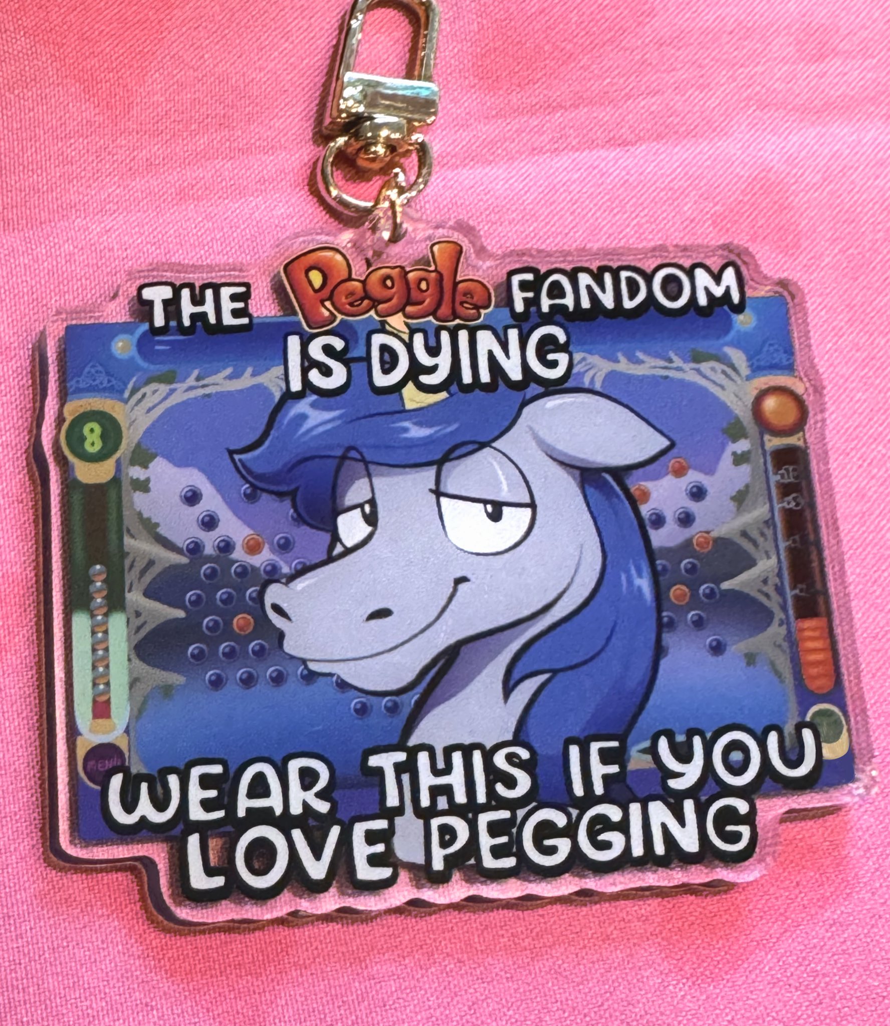 (Pre-Order) Pegging Keychain image 0