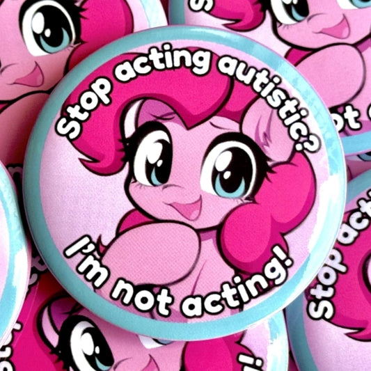 (PRE-ORDER) Not Acting Button image 0