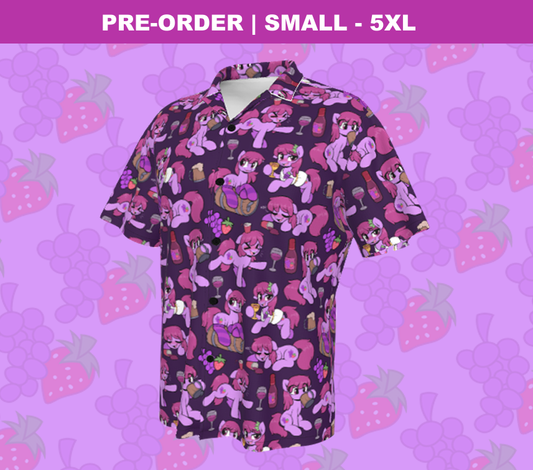 (pre-order) Berry Punch Button Shirt