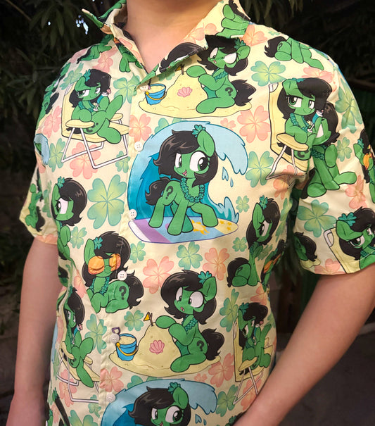 (pre-order) Hawaiian Filly Button Shirt