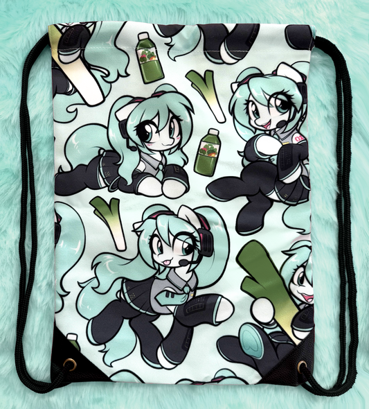 Leekspin Drawstring Bag