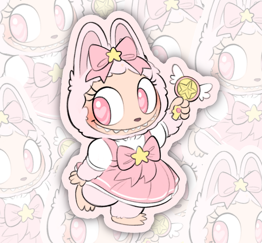Pink Fufu Sticker